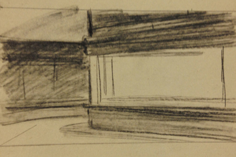 Hopper’s Drawings of Nighthawks