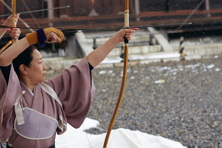 Toshiya Archery Competition at Sanjusangen-do Temple