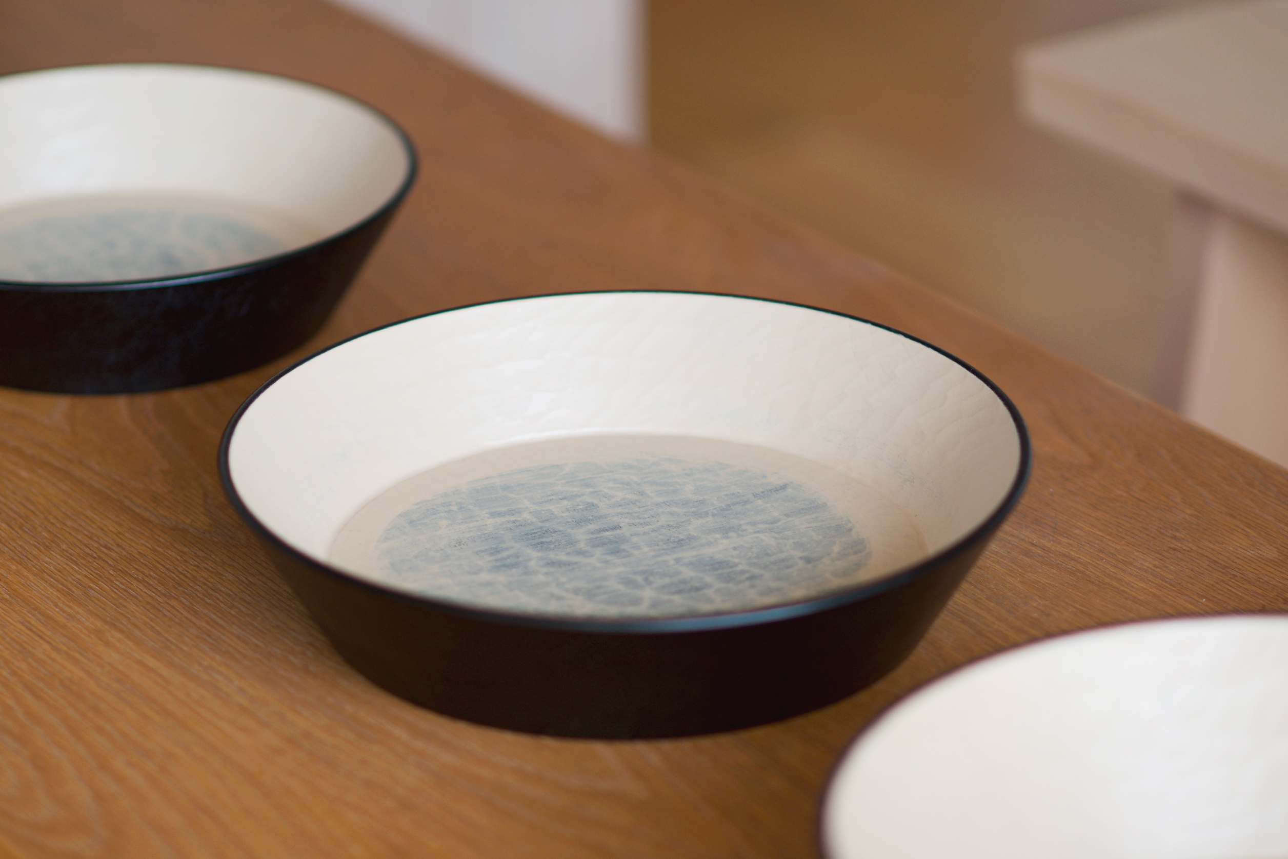 Hakuboku Serving Bowls by Ryuji Mitani