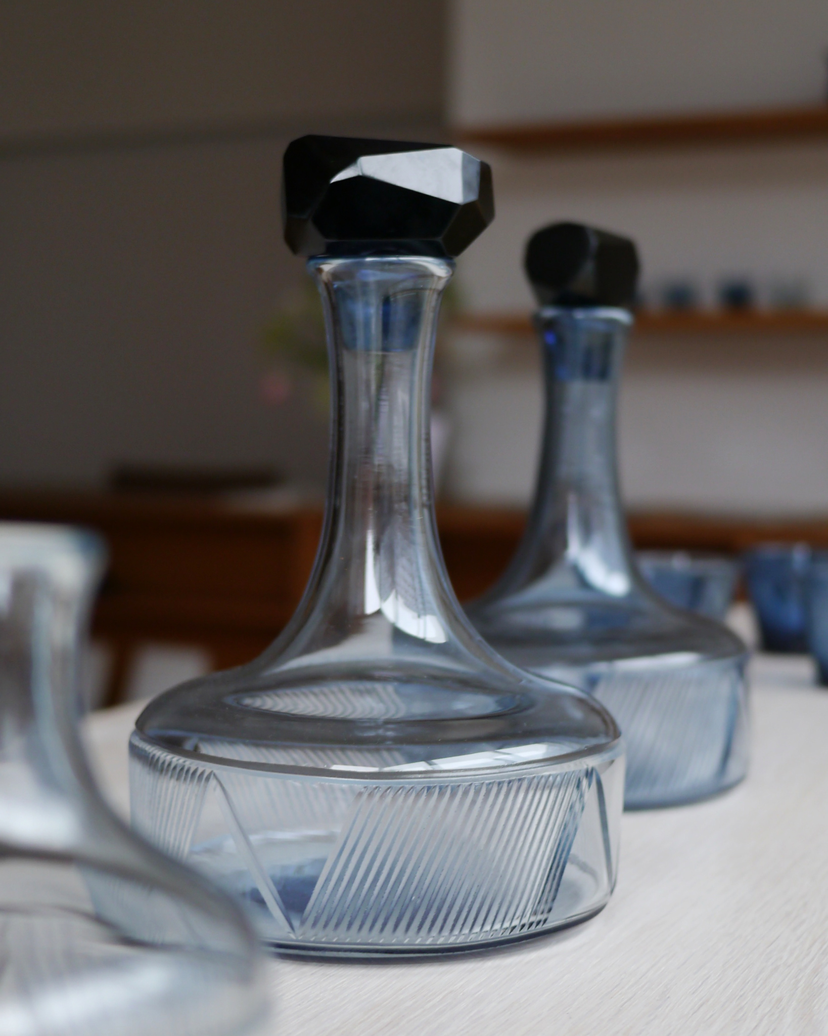 factory zoomer x Nalata Nalata Reclaimed Blue whiskey decanter