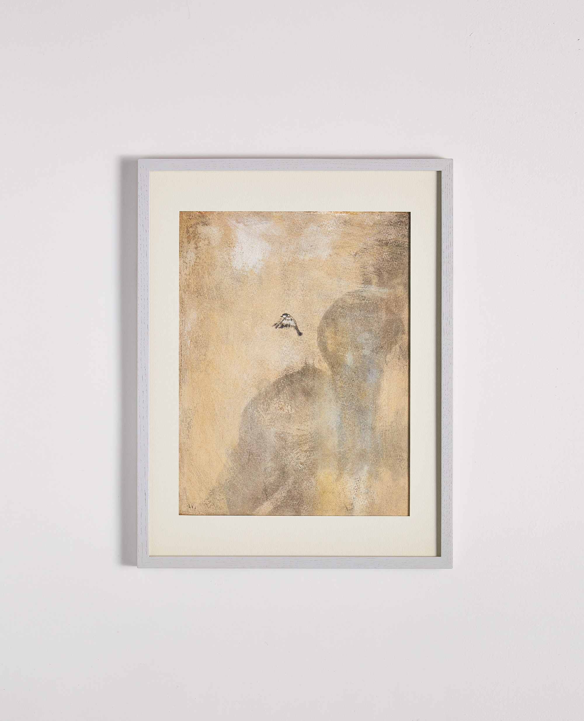 Birds of the Canyon framed painting by Ryuji Mitani