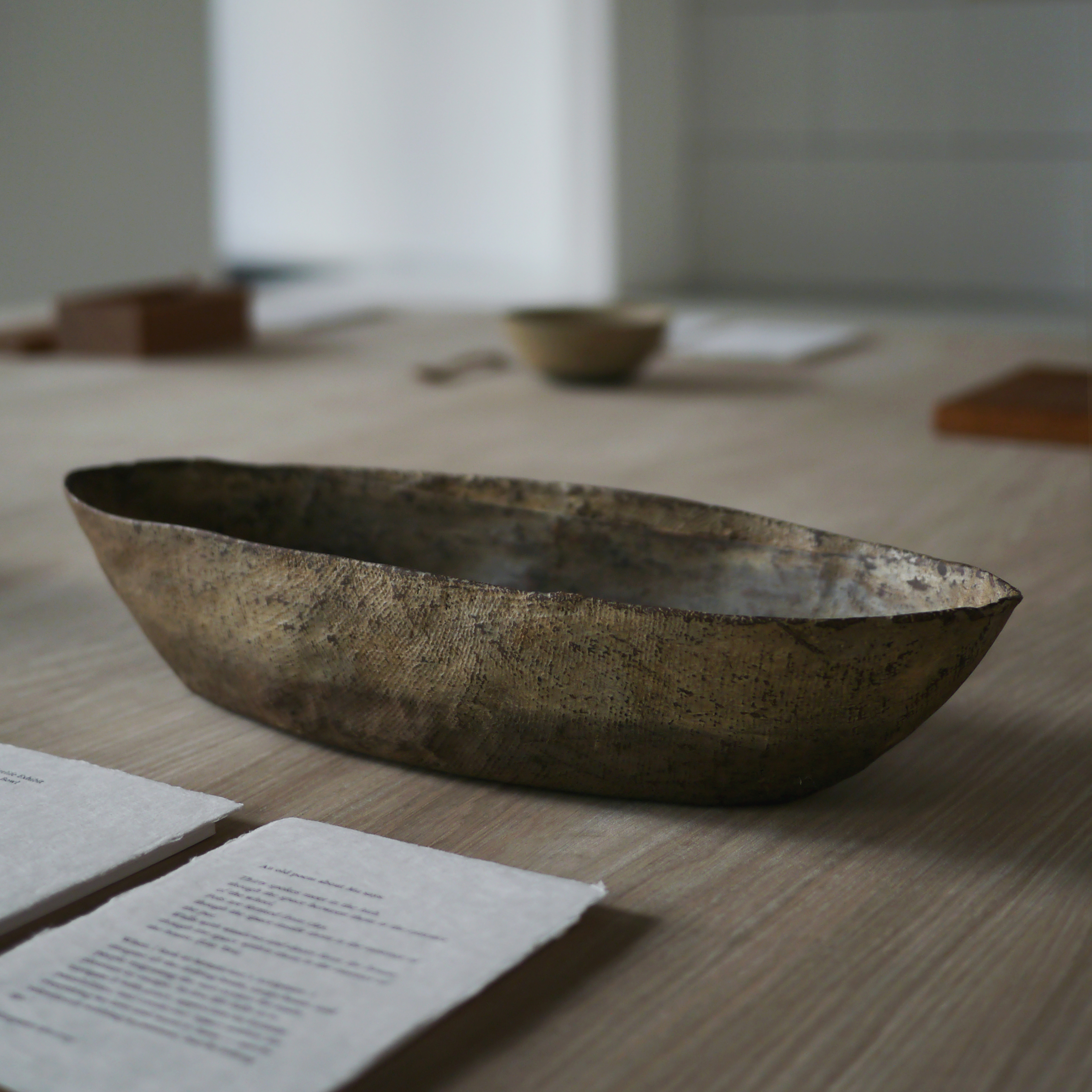 Hemp Boat Bowl by Ryuji Mitani