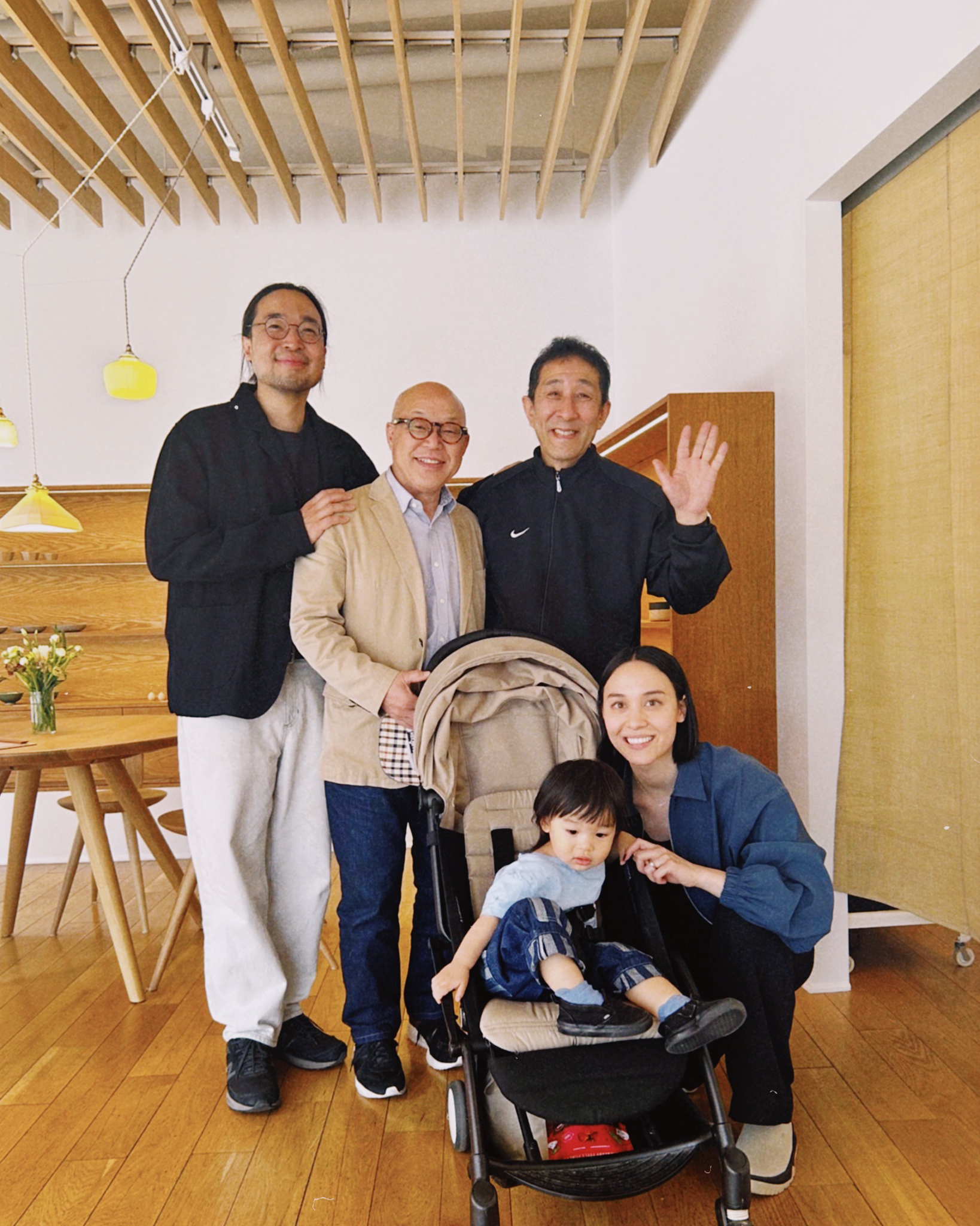 Stevenson Aung, Miyazaki, Makoto Koizumi, Keo Aung and Angelique Chmielewski-Aung at Nalata Nalata