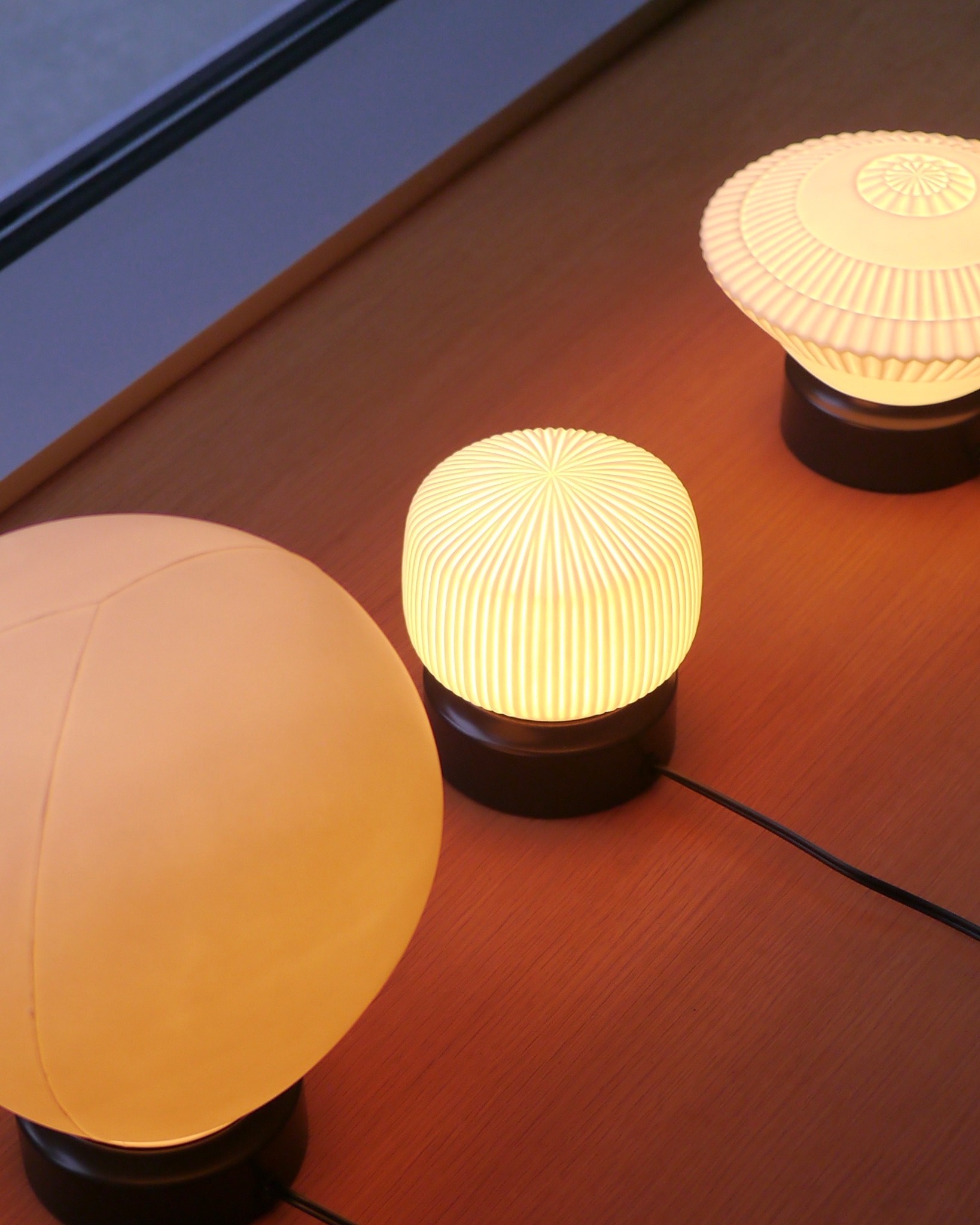 Table Lamps by Tobimatsu illuminated at Nalata Nalata